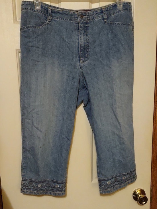 Pants - Gloria Vanderbilt Denim Capris Size 14